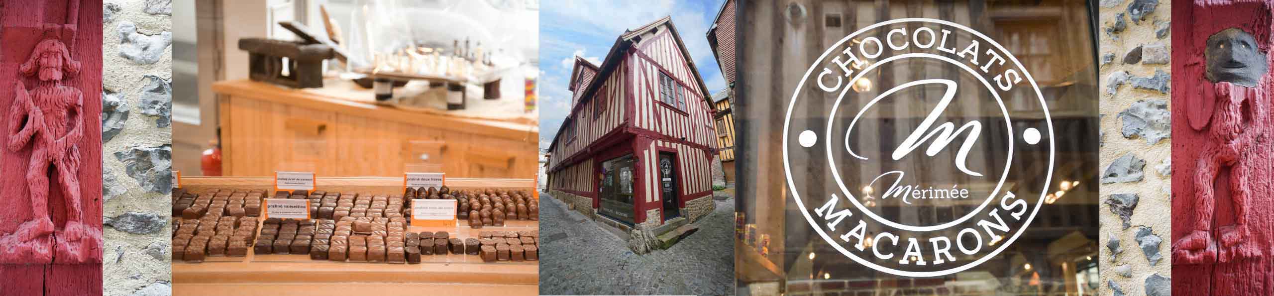 Chocolaterie Mérimée, manoir Desmares, Lisieux, Pont l'Évêque, Calvados, Normandie